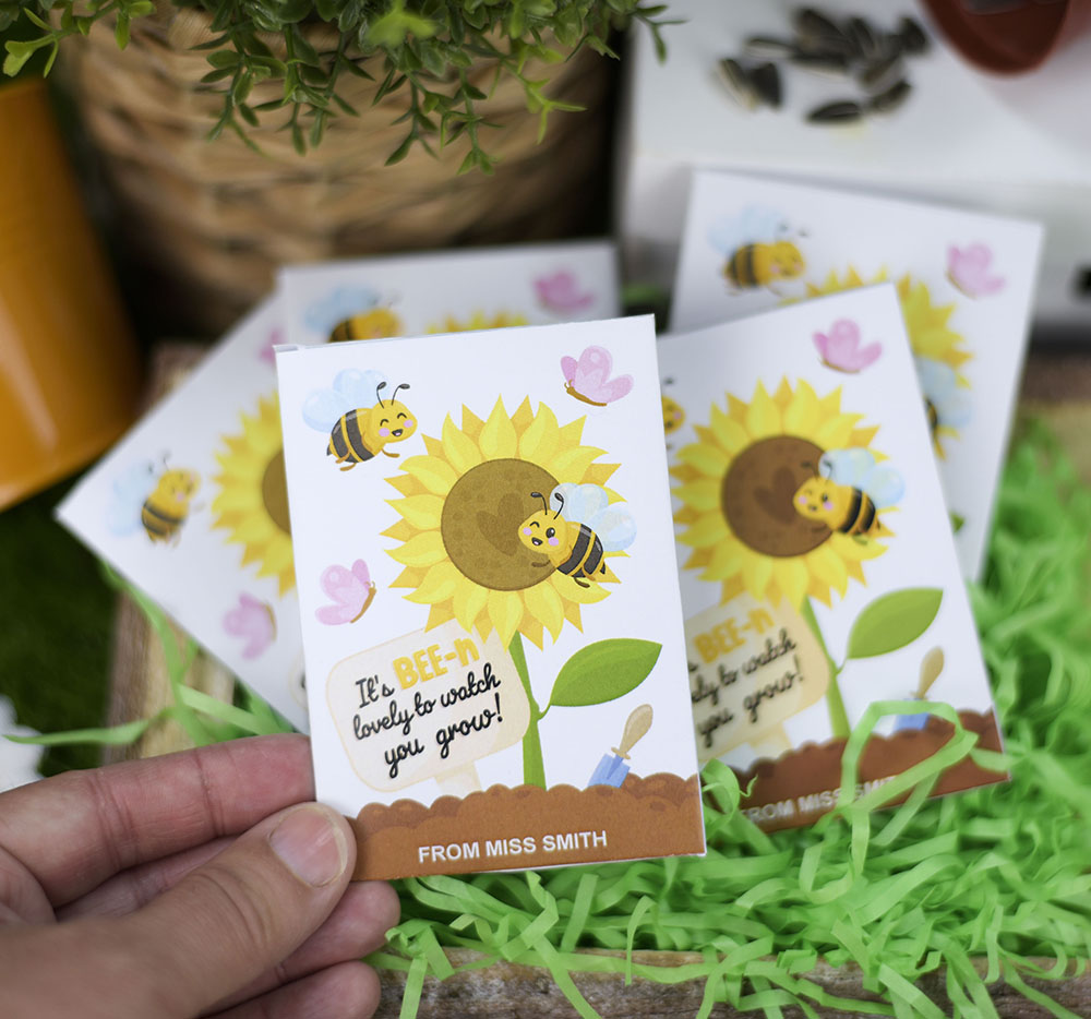 seed envelopes, student gift seed envelopes, student gift